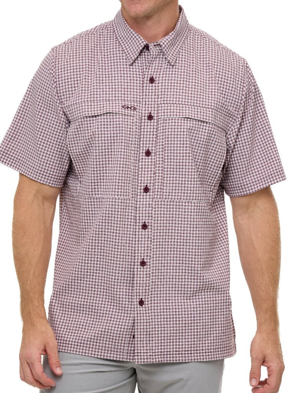 GameGuard Maroon TekCheck Shirt